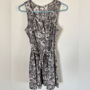 GAP Monochrome Floral Mini Dress